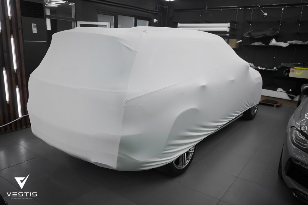 Пошив чехлов для гаражного хранения в Ростове-на-Дону 5 Mercedes-Benz GLS — чехол для гаражного хранения