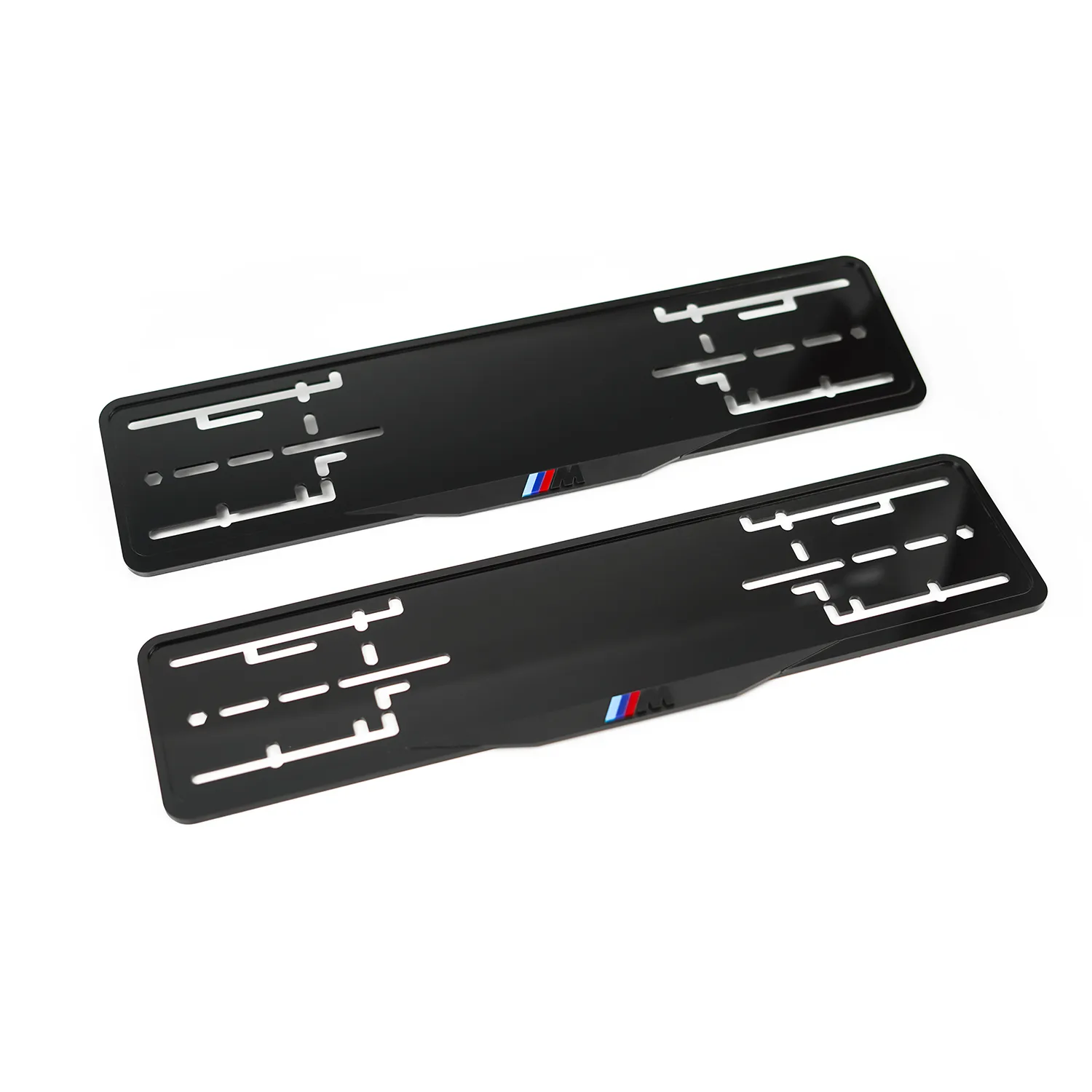 Комплект акриловых рамок госномера BMW M Performance 3 BMW_М_чёрная_буква_Номерные_рамки (Новые) 1
