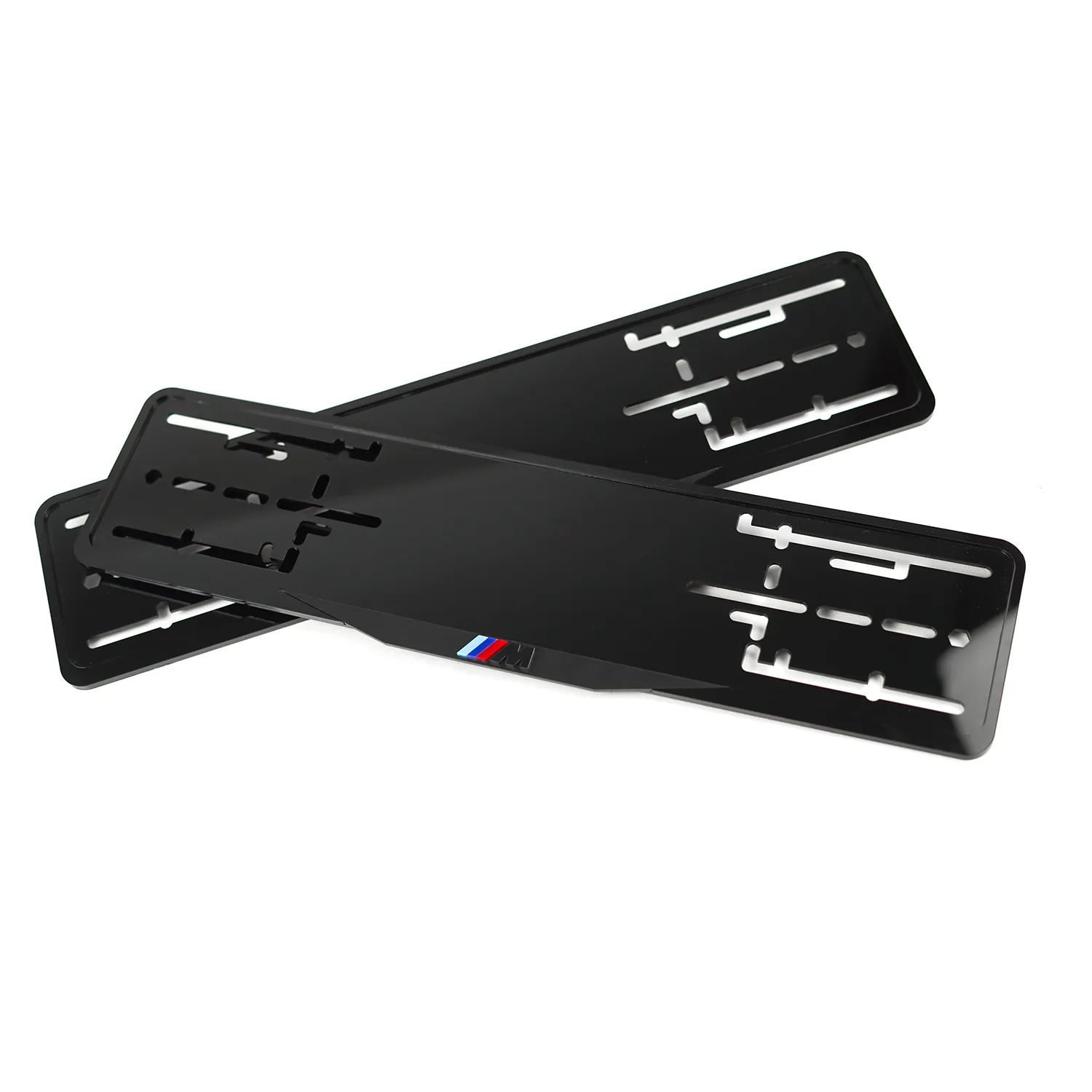 Комплект акриловых рамок госномера BMW M Performance 4 BMW_М_чёрная_буква_Номерные_рамки (Новые) 3