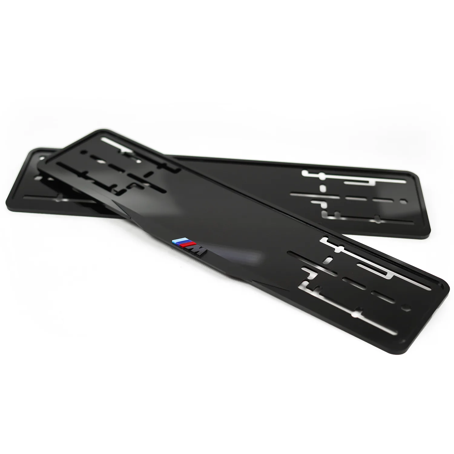 Комплект акриловых рамок госномера BMW M Performance 2 BMW_М_чёрная_буква_Номерные_рамки (Новые) 4