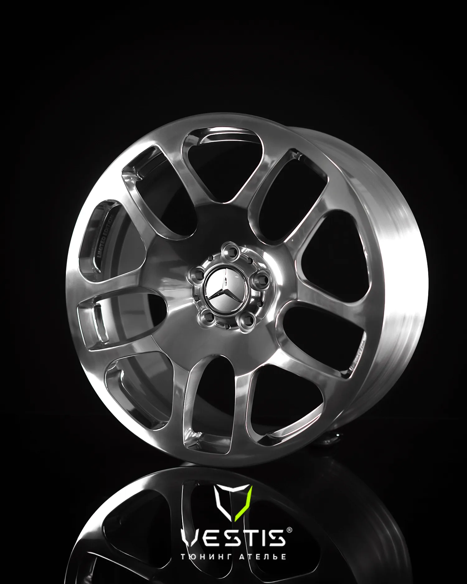 Кованые диски Vestis 19″ для MERCEDES BENZ S CLASS (Полированный алюминий) 1 Кованые диски Vestis 19″ для MERCEDES BENZ S CLASS (Полированный алюминий)