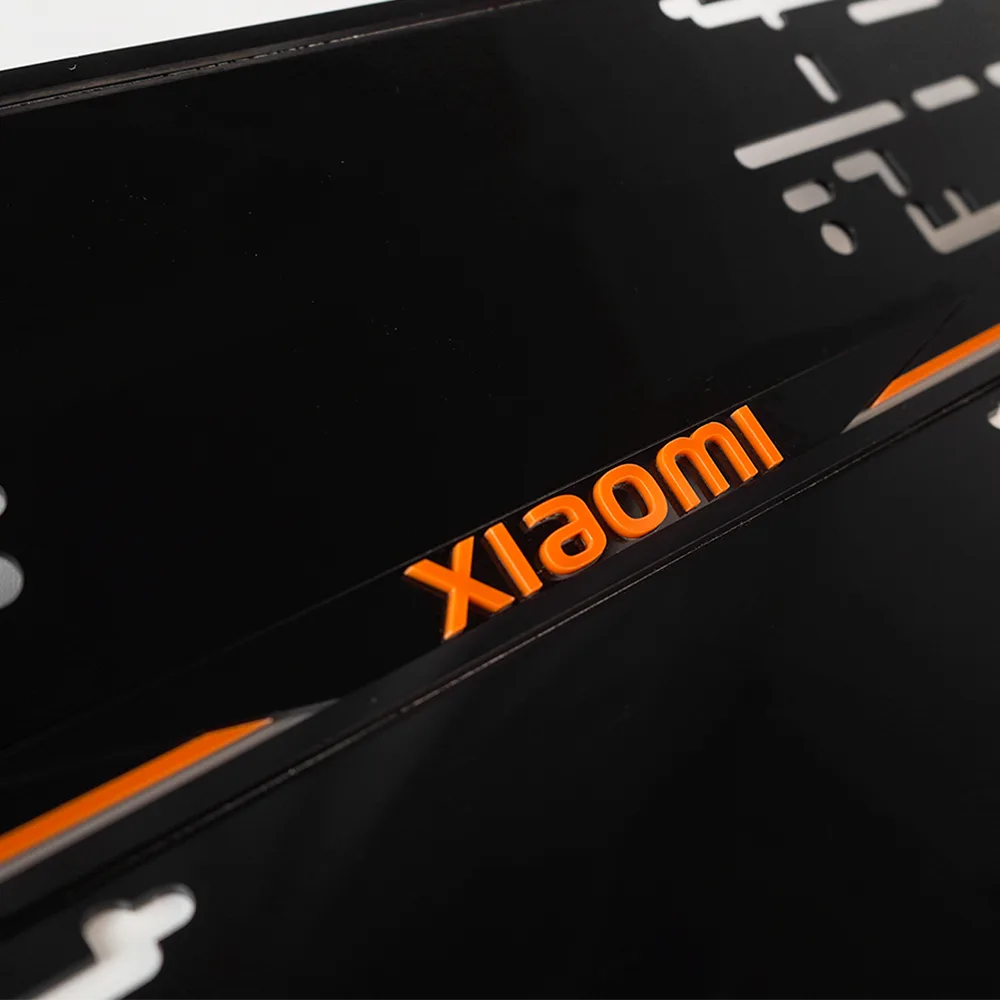Комплект акриловых рамок госномера для Xiaomi (оранжевый) 2 Комплект акриловых рамок госномера для Xiaomi (оранжевый)