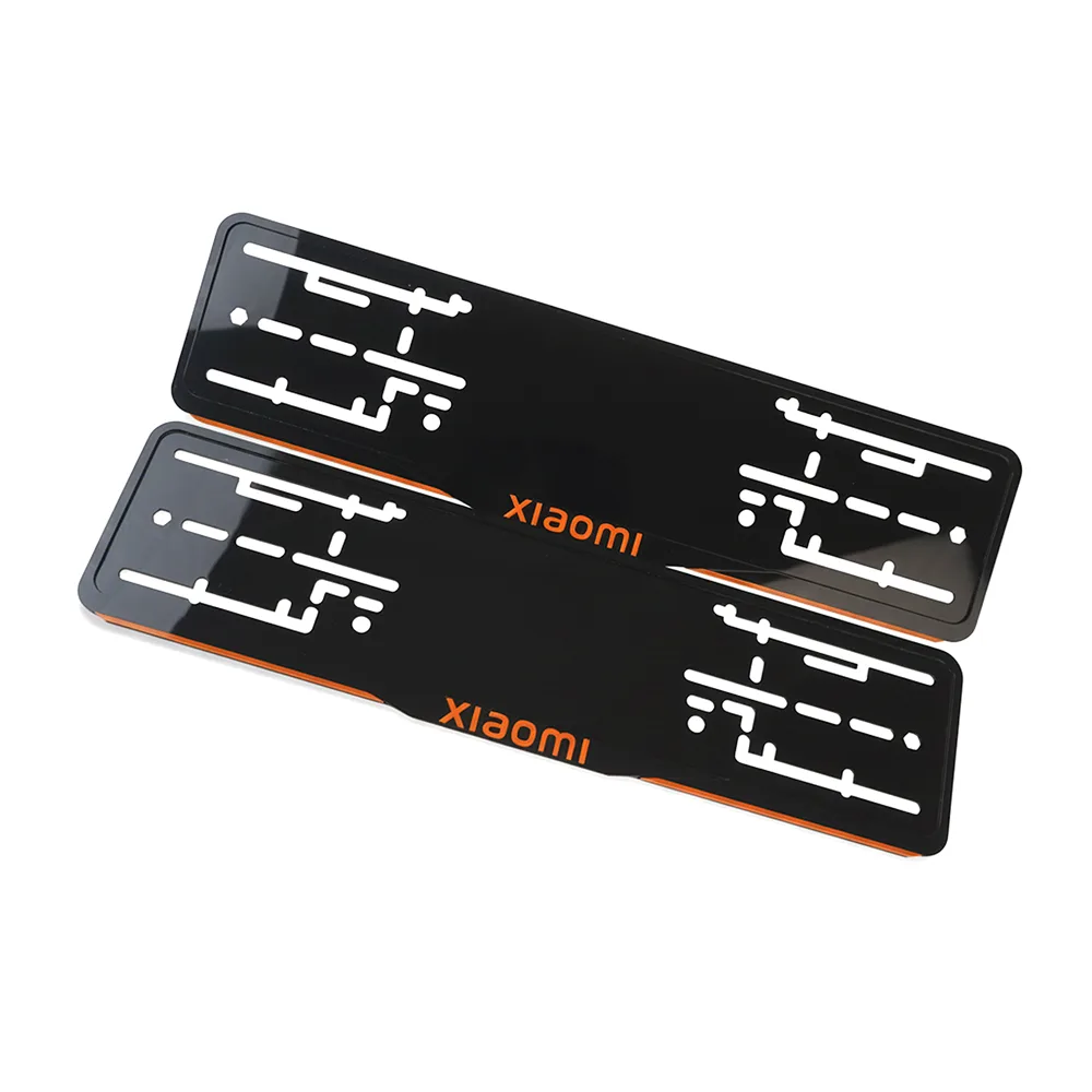 Комплект акриловых рамок госномера для Xiaomi (оранжевый) 3 Комплект акриловых рамок госномера для Xiaomi (оранжевый)